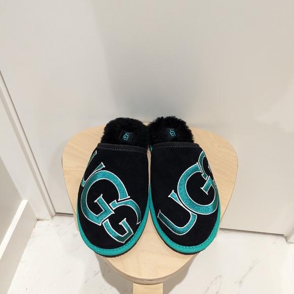 UGG Men's Scuff Logo II Slippers - Sz 9 - Picture 5 of 11